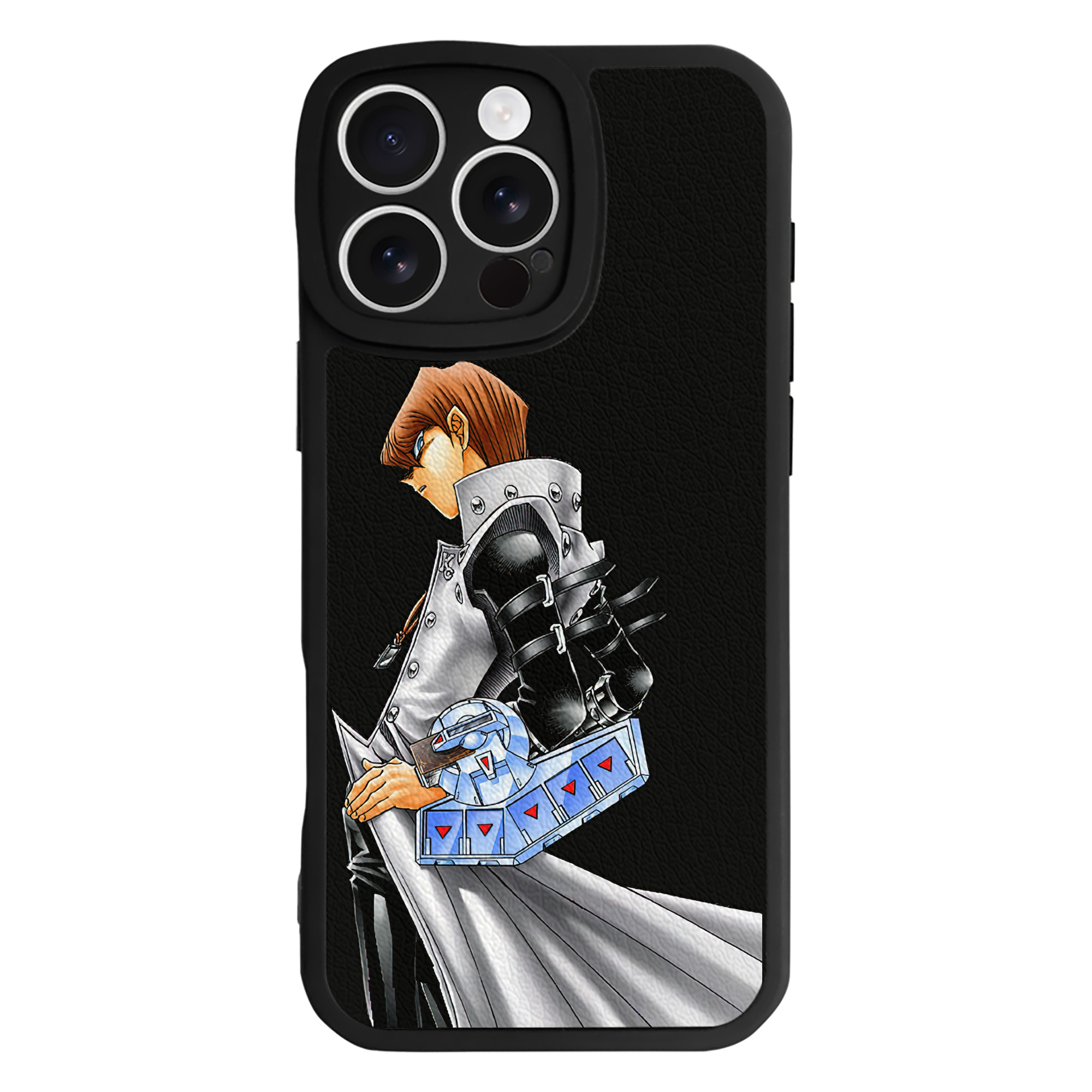 遊☆戯☆王 Yu-Gi-Oh! 【iPhone 16シリーズ対応】シリコンスマホケース（レザー調） 材質：シリコン